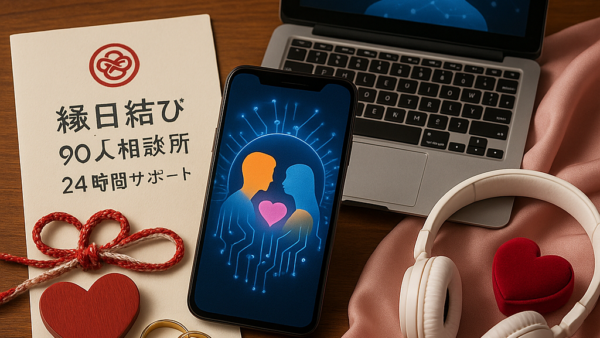 縁日結び結婚相談所の9万人AI婚活と24時間サポート伴走